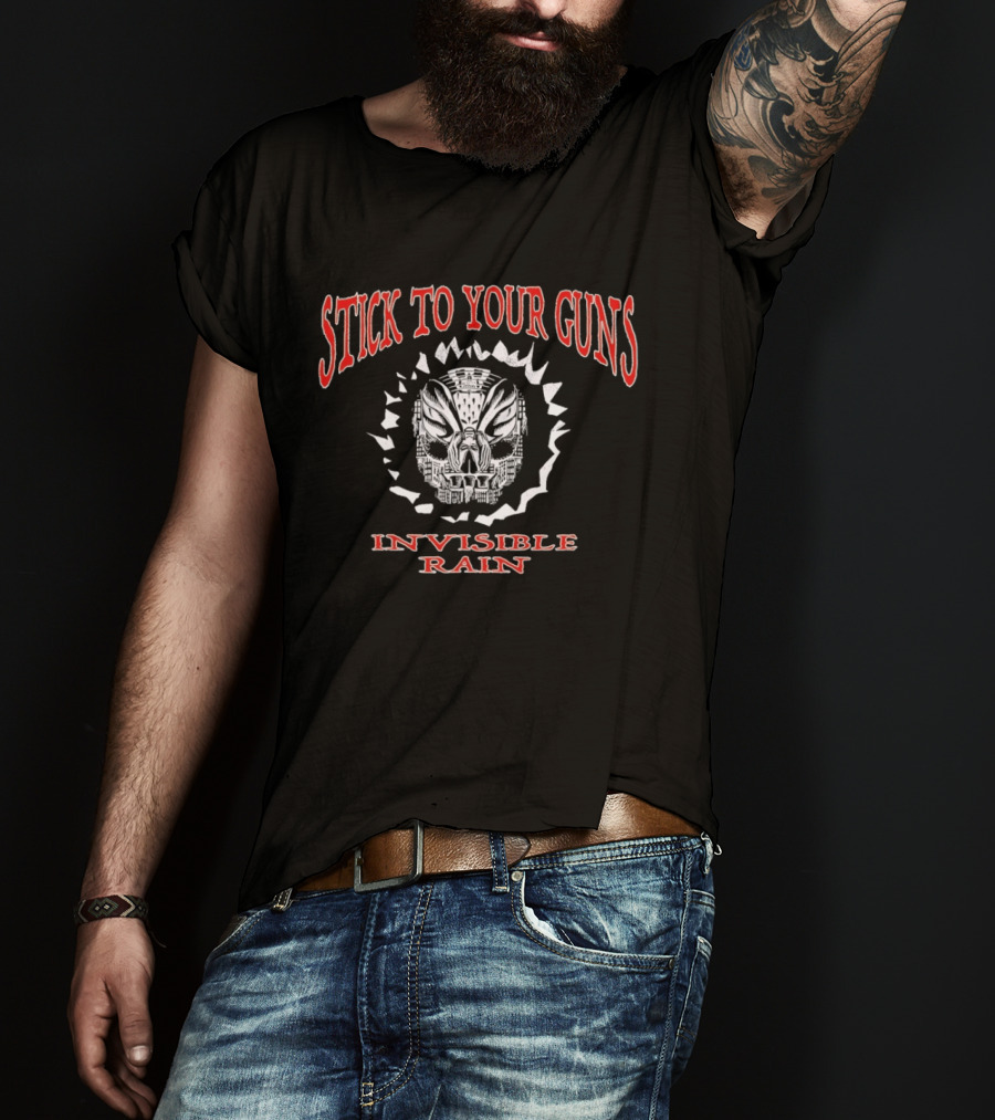 Stick To Your Guns Skull Invisible Rain T-Shirt