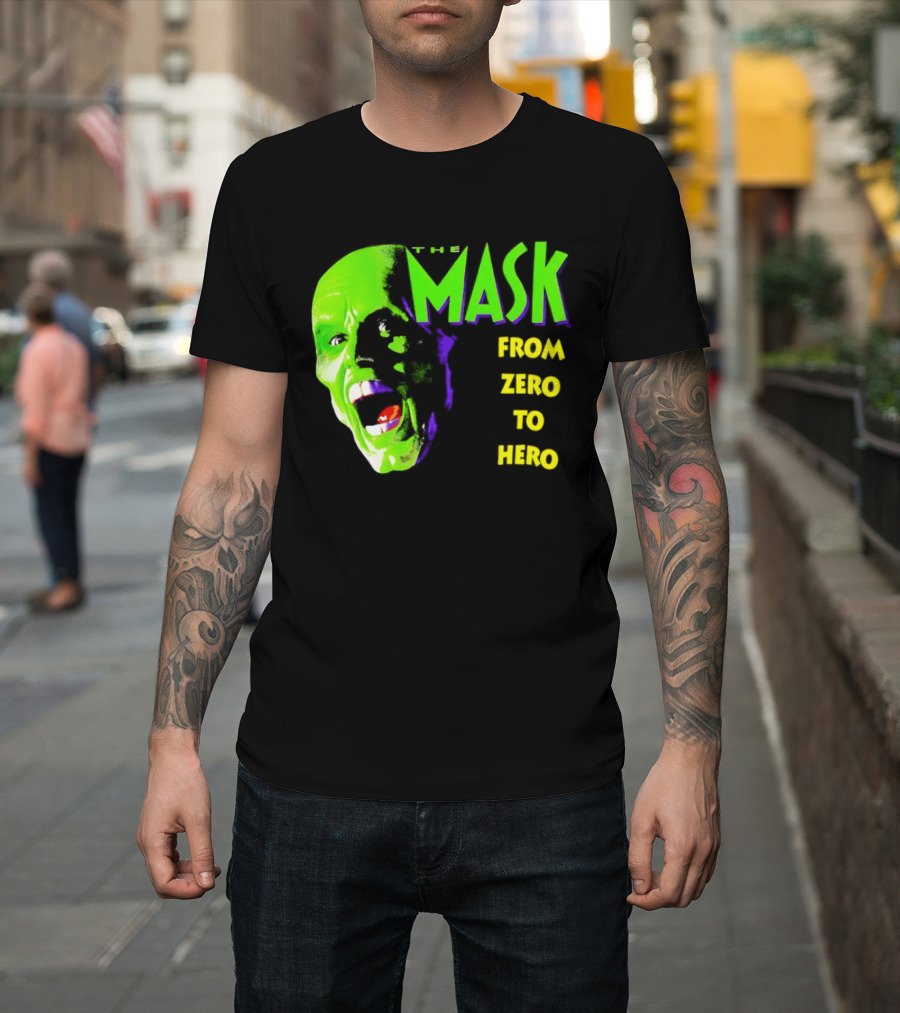The Mask Movie From Zero To Hero Face T-Shirt