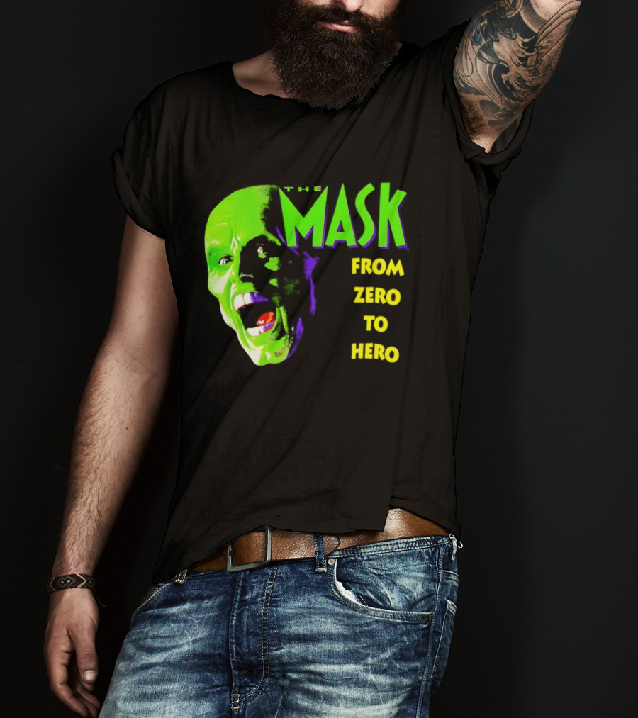 The Mask Movie From Zero To Hero Face T-Shirt