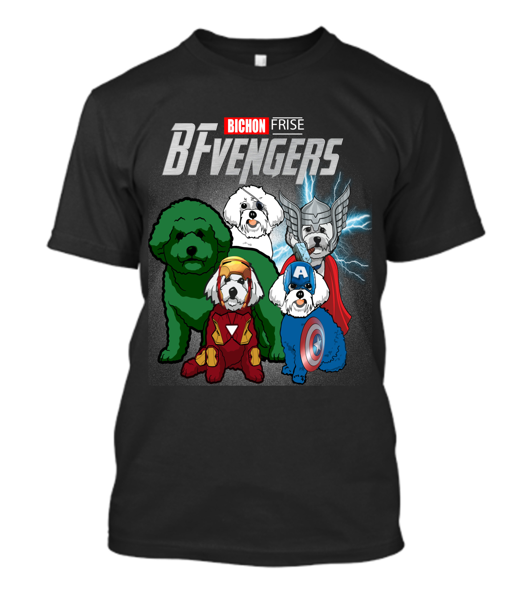 Bichon Frise BFvengers T-Shirt