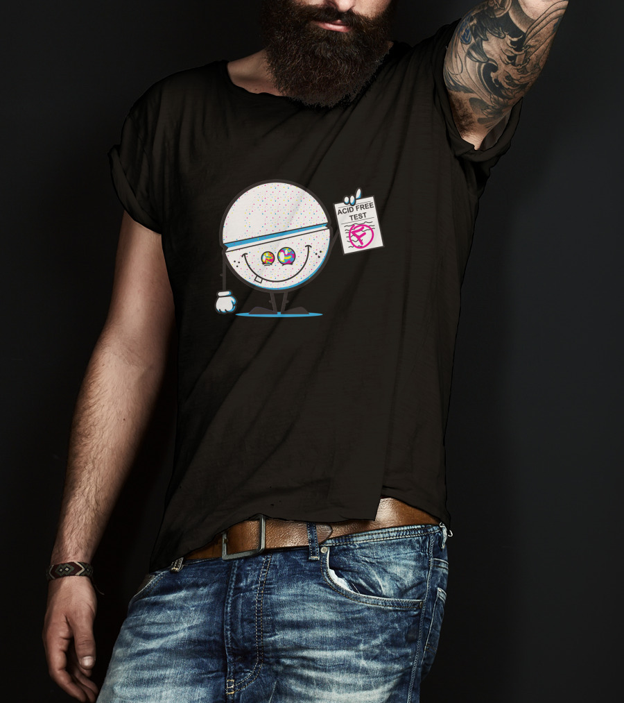ACID FREE TEST COLORFUL SMILeY FACE 335020 T-Shirt