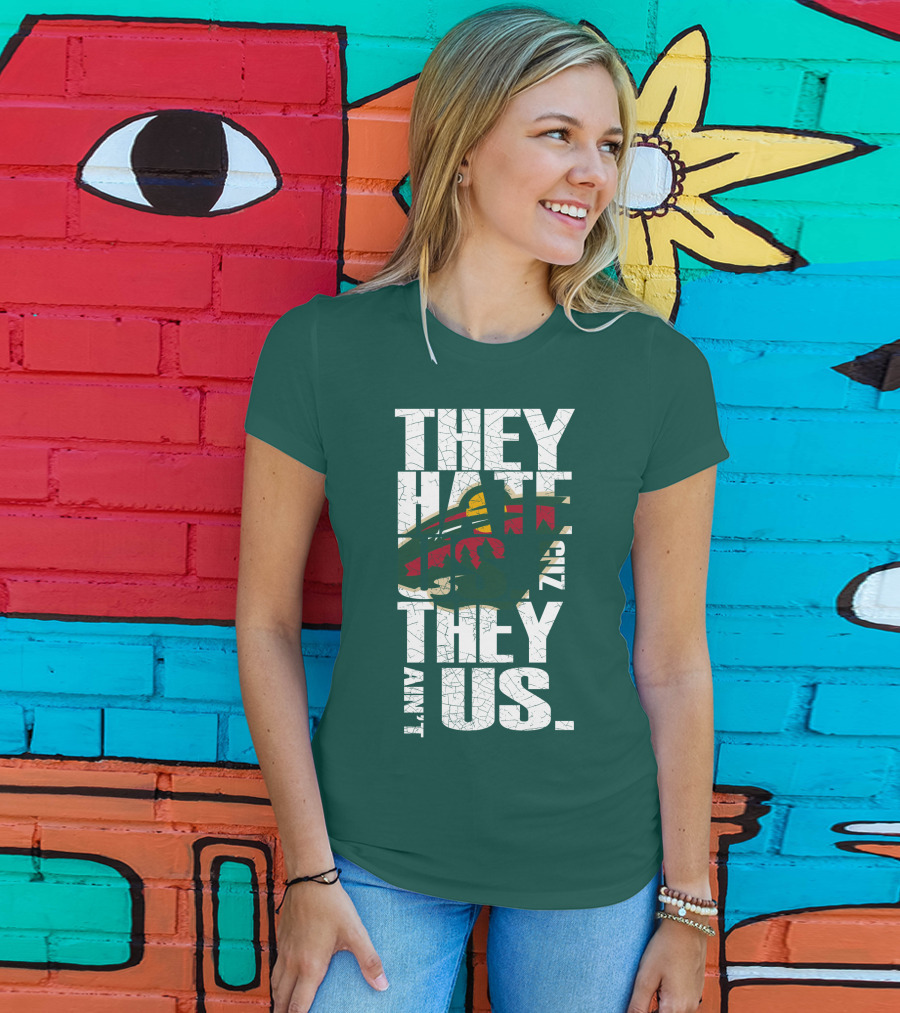 They Hate Us They Ain't Us Minnesota Wild T-Shirt