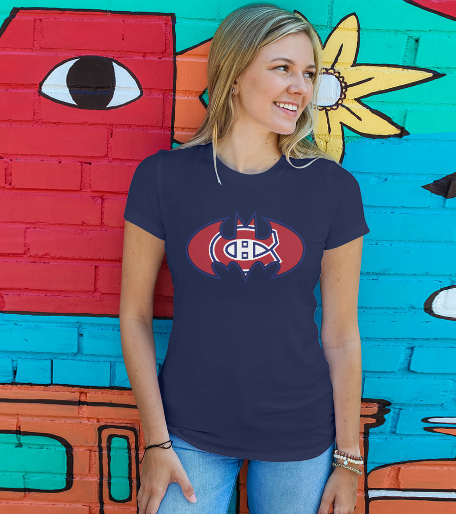 Montreal Canadiens Bat Symbol T-Shirt