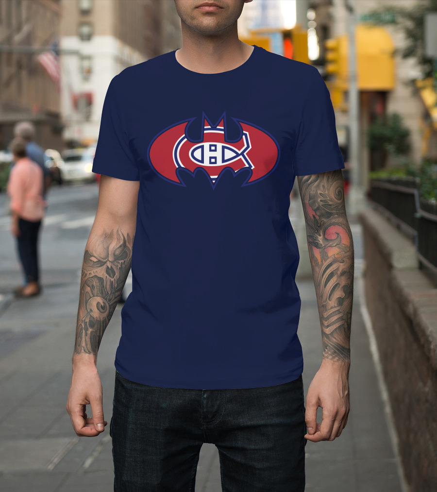 Montreal Canadiens Bat Symbol T-Shirt