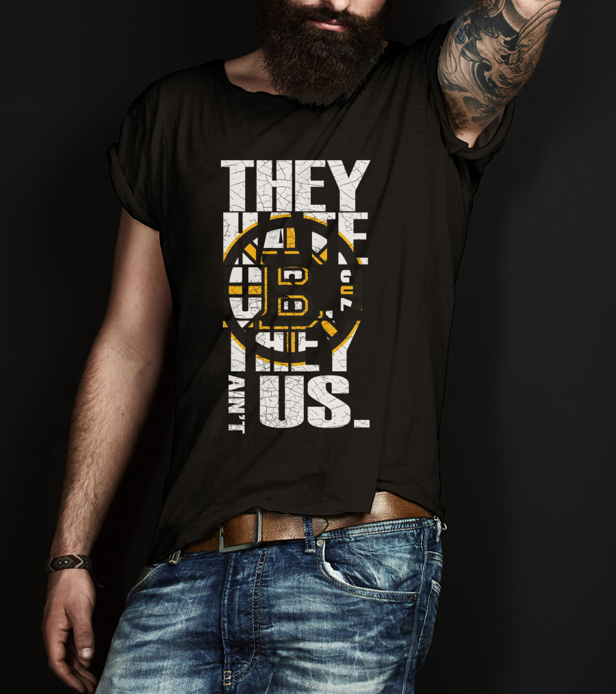 They Hate Us Boston Bruins They Ain't Us T-Shirt