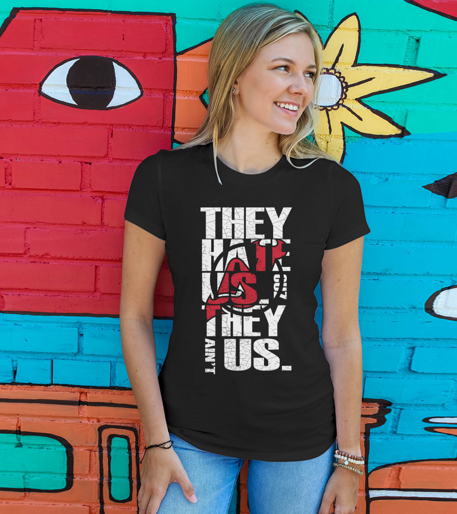 They Hate Us They Aint Us New Jersey Devils T-Shirt