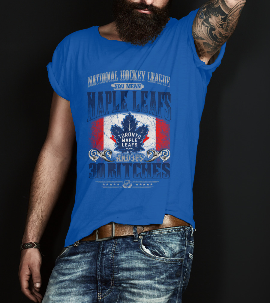 National Hockey League You Mean Toronto Maple Leafs And Its 30 Bitches T-Shirt