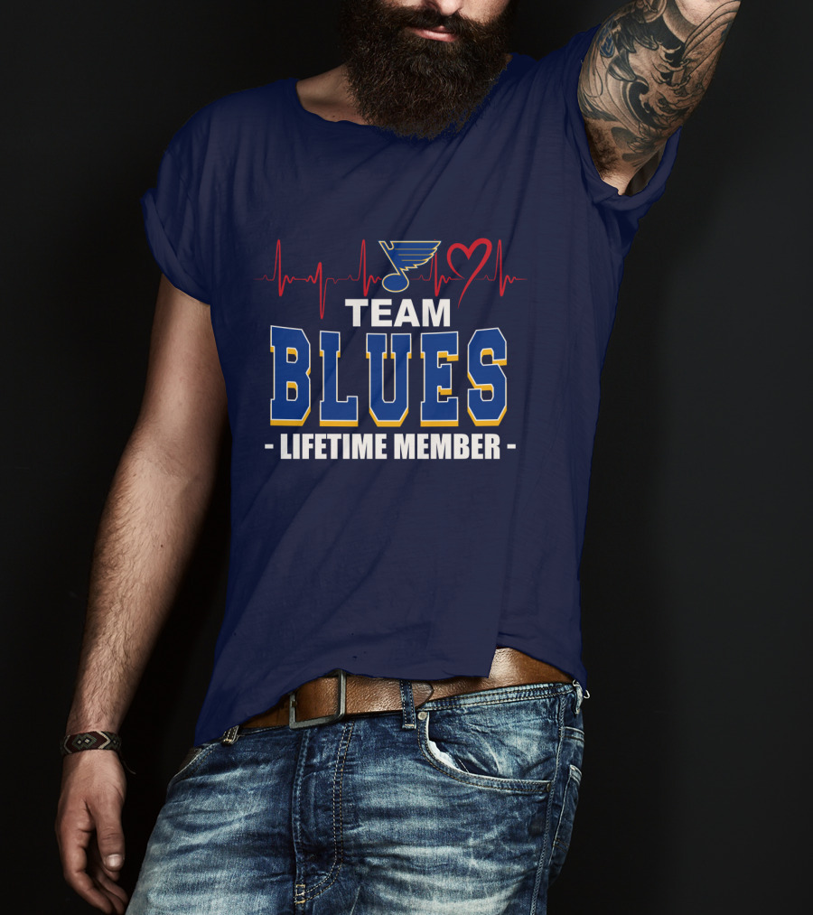 Team Blues Lifetime Member St. Louis Blues T-Shirt