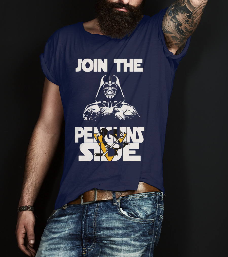 Join The Penguins Side T-Shirt