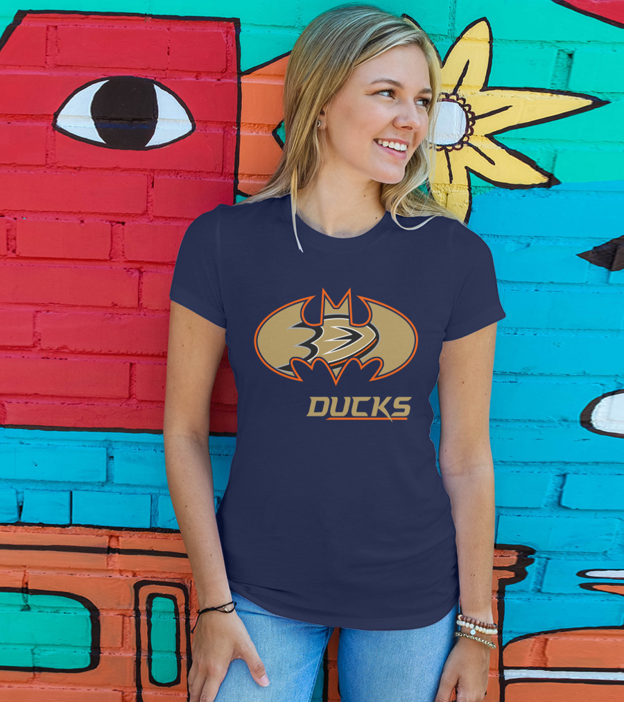 Anaheim Ducks Batman T-Shirt