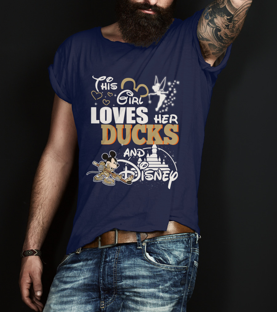 This Girl Loves Her Ducks And Disney T-Shirt