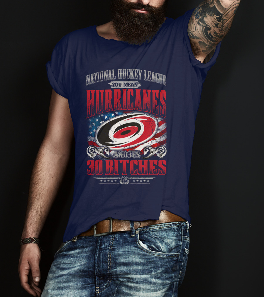 National Hockey League You Mean Hurricanes And Its 30 Bitches T-Shirt