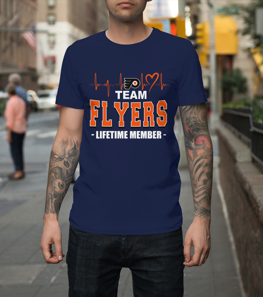 Team Flyers Philadelphia Lifetime Member T-Shirt