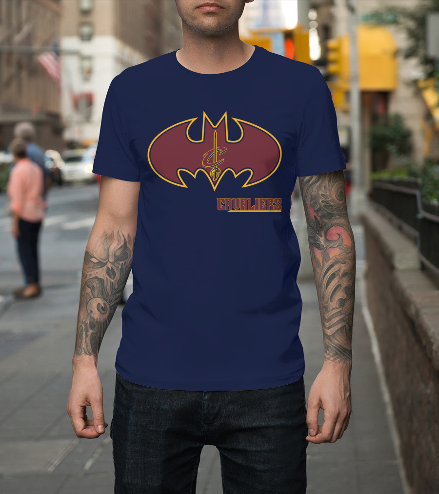 Cleveland Cavaliers Batman Logo Cavaliers T-Shirt