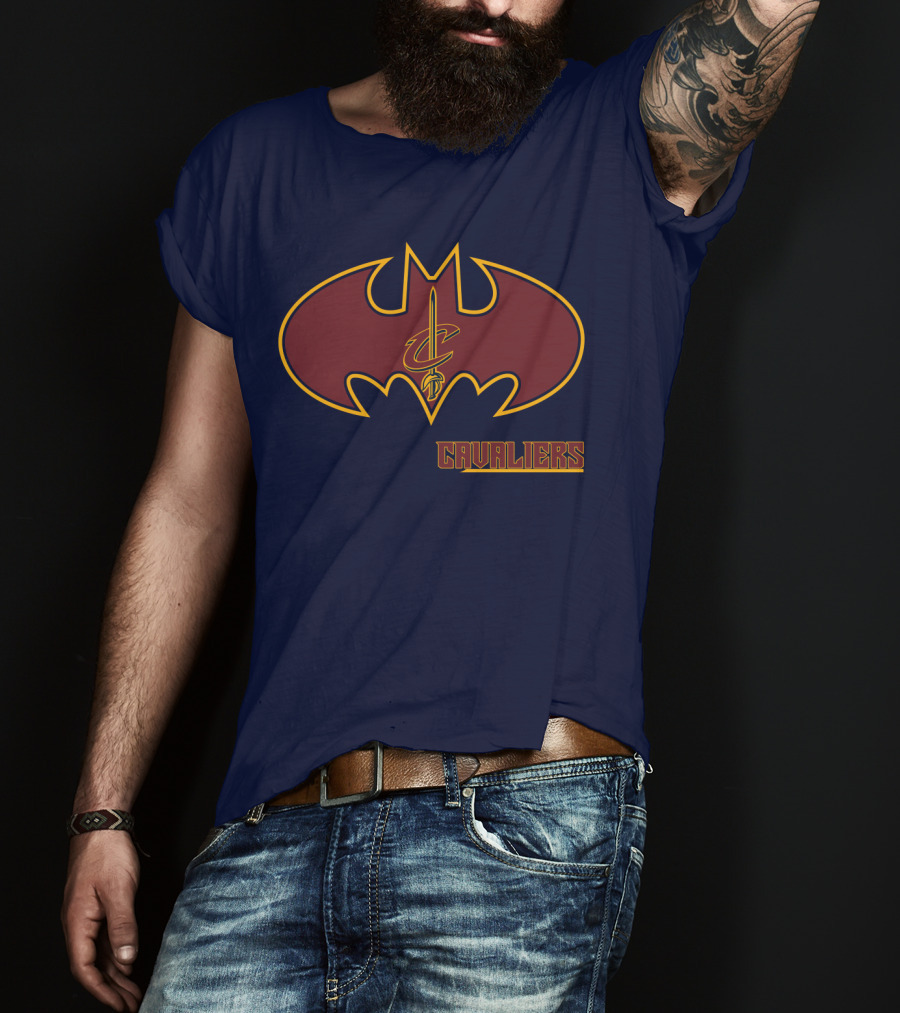 Cleveland Cavaliers Batman Logo Cavaliers T-Shirt