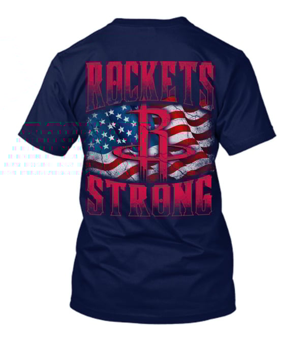 Rockets Strong American Flag T-Shirt
