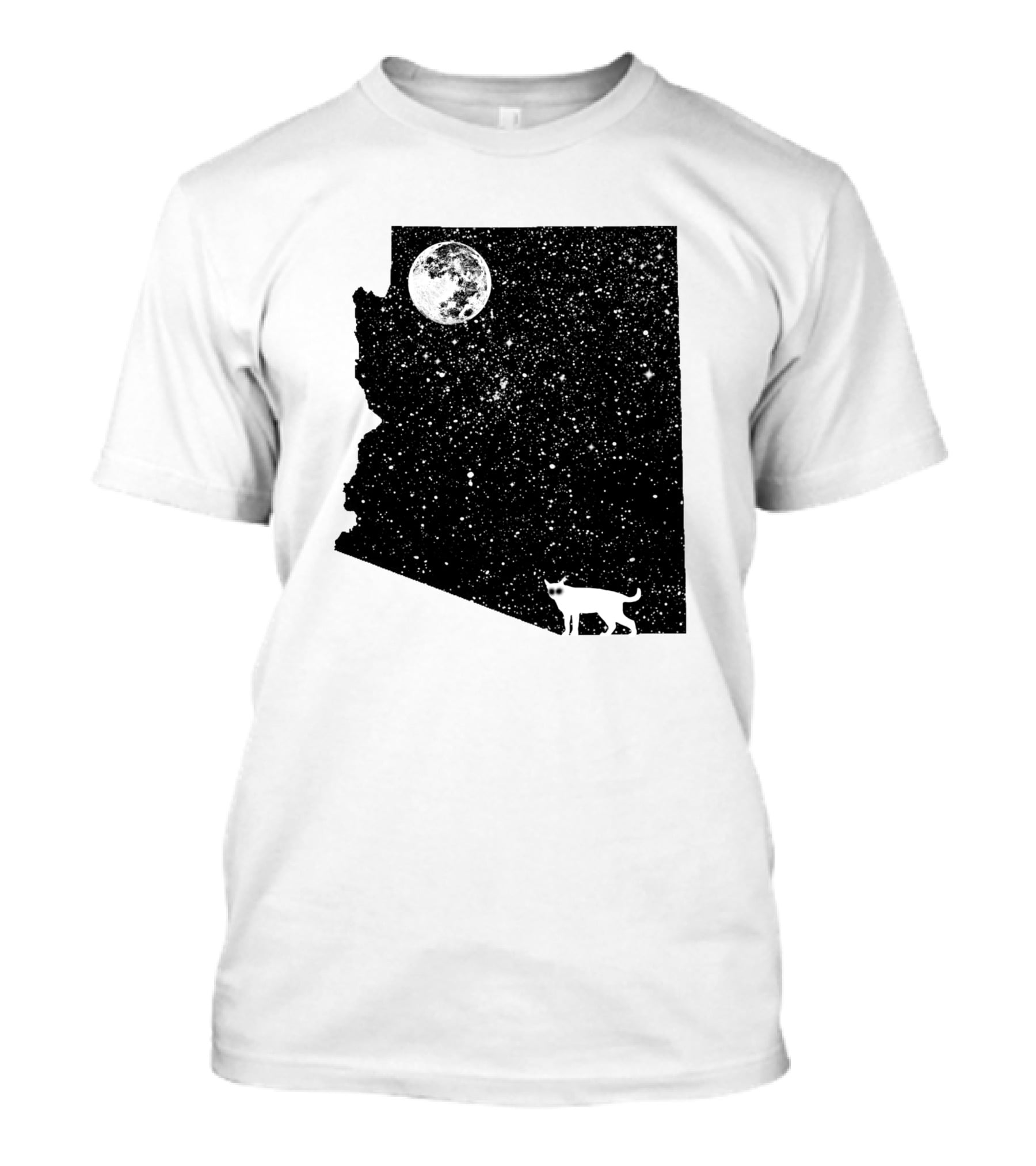 Arizona Cat Moon Silhouette 60047 T-Shirt