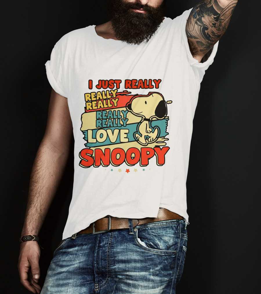 I Just Really Really Really Really Love Snoopy T-Shirt