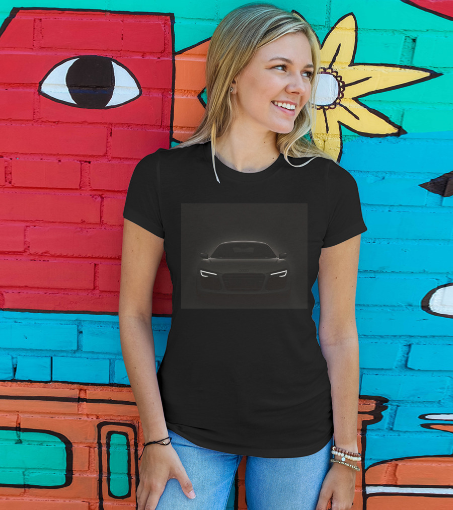 THE AUDI R8 Illuminated Front T-Shirt