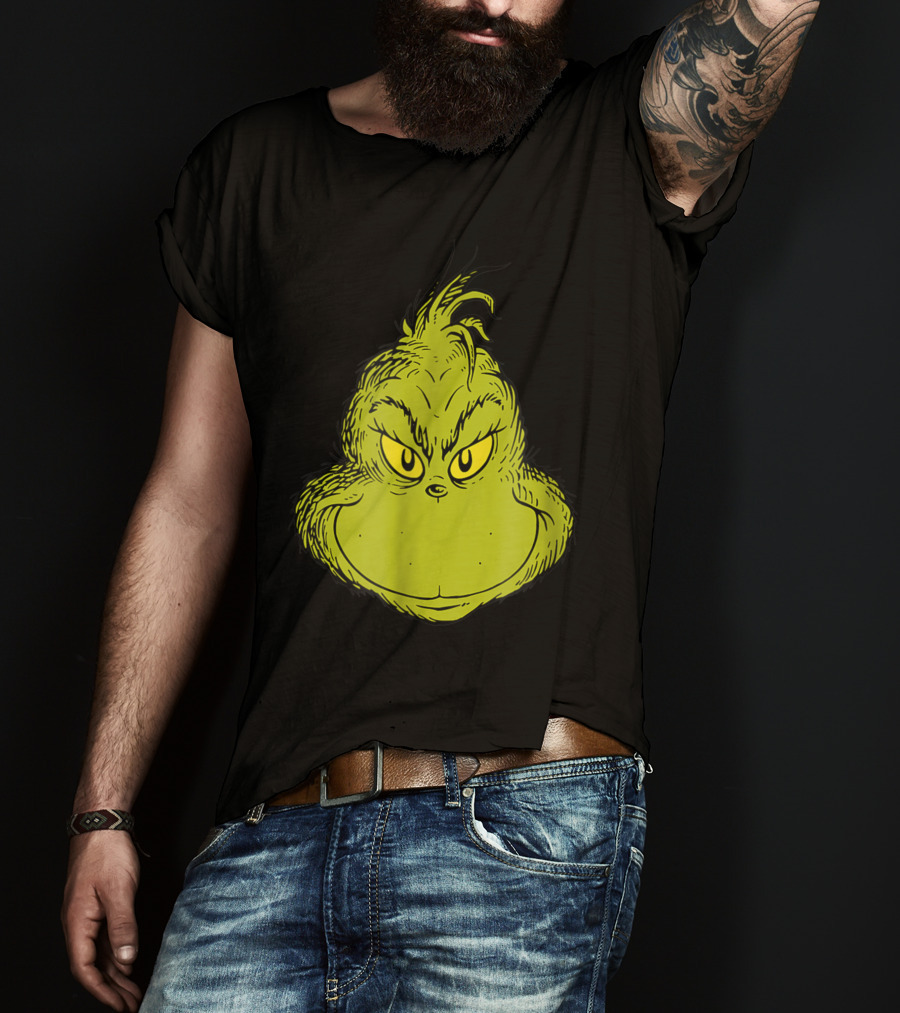 Dr Seuss Grinch Iconic Face Classic T-Shirt