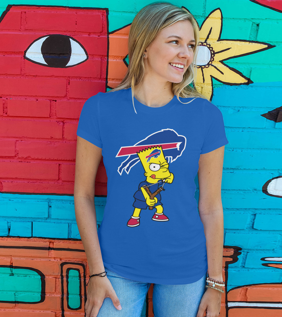 Bills Bart Simpson Buffalo Bills Nfl T-Shirt