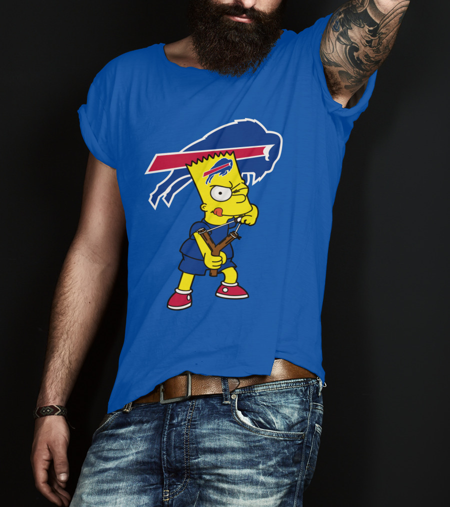 Bills Bart Simpson Buffalo Bills Nfl T-Shirt
