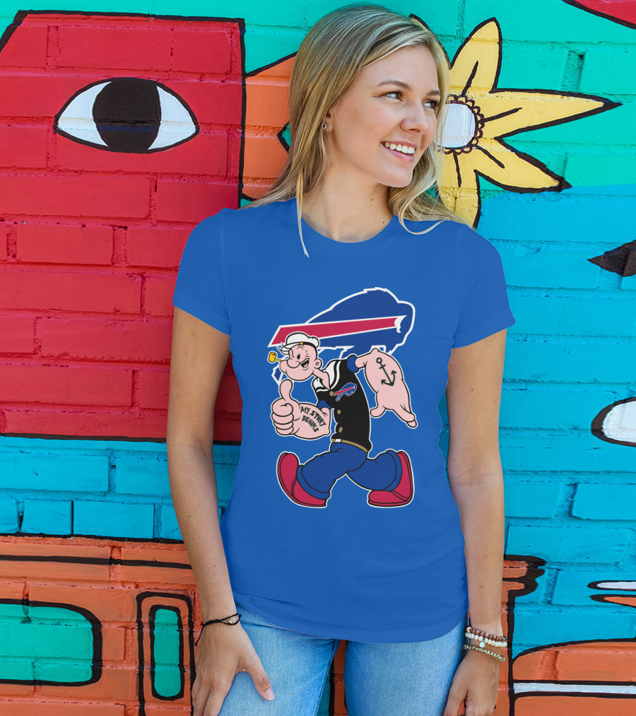 Buffalo Bills Popeye My Spirit Beanie T-Shirt