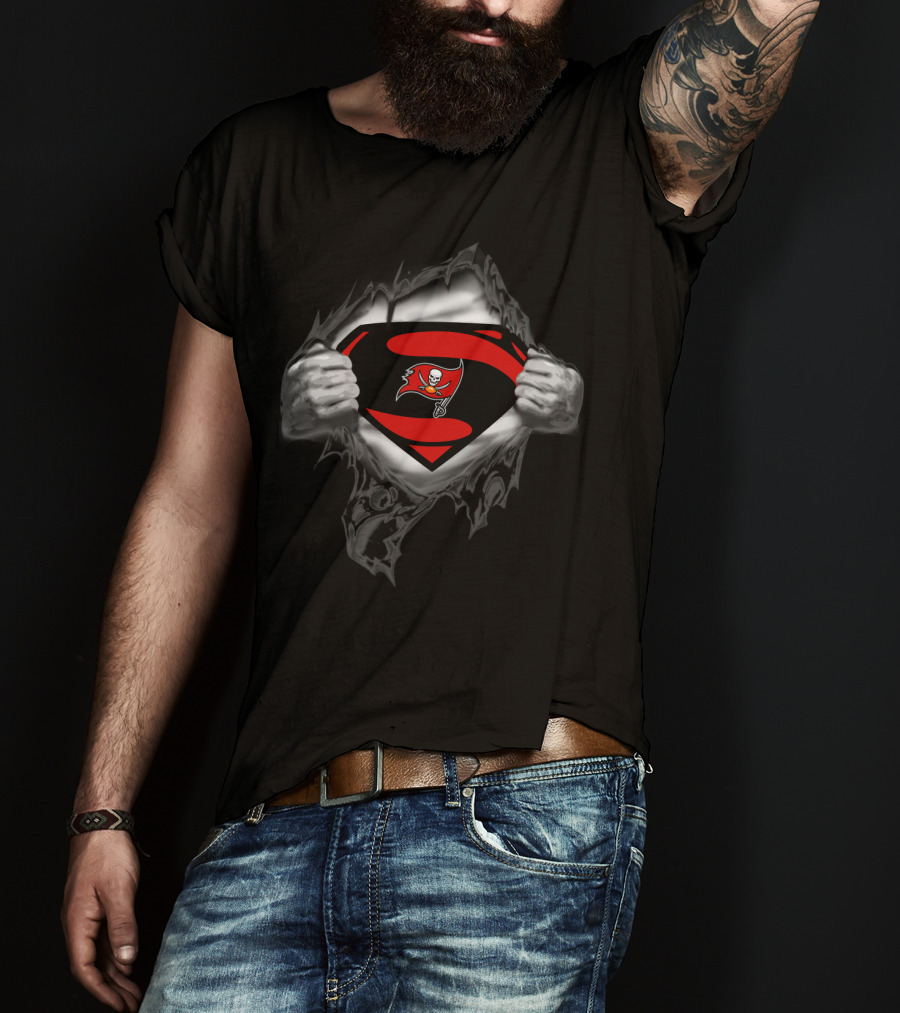 Superman Buccaneers Nfl T-Shirt