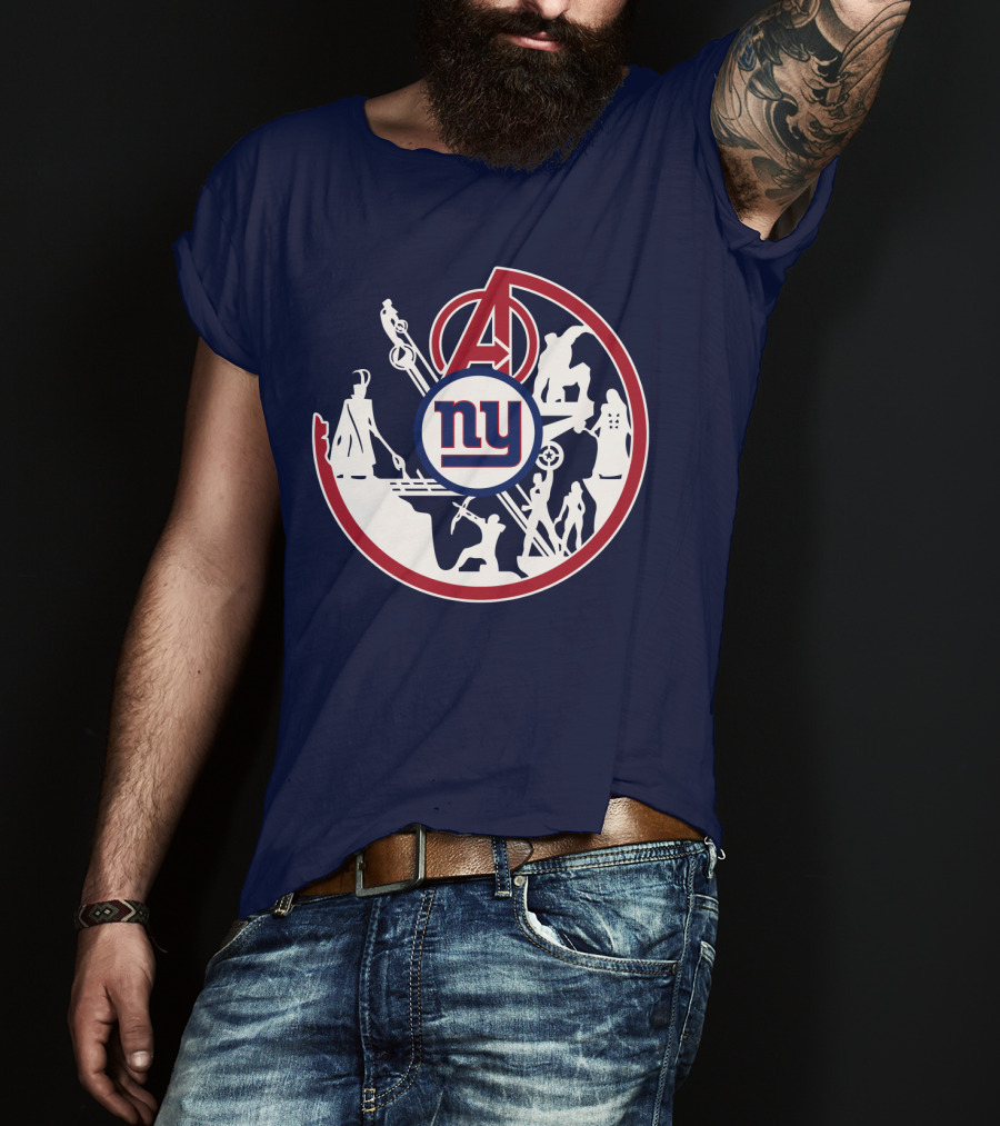 Ny Giants Avengers Crossover T-Shirt