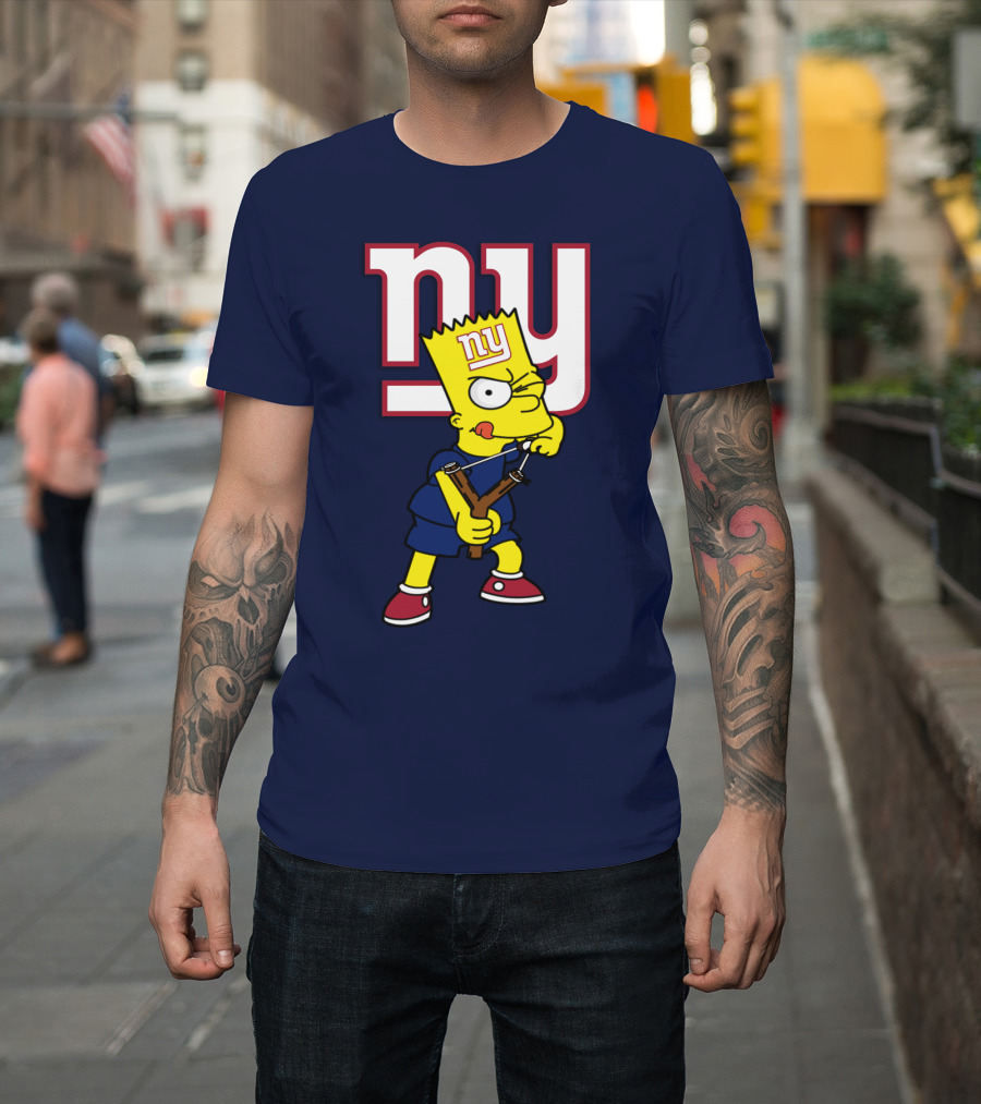 Ny Giants Bart Slingshot T-Shirt