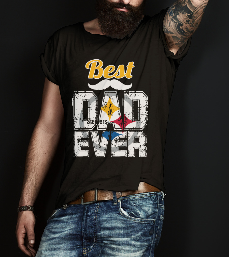 Best Steelers Dad Ever T-Shirt