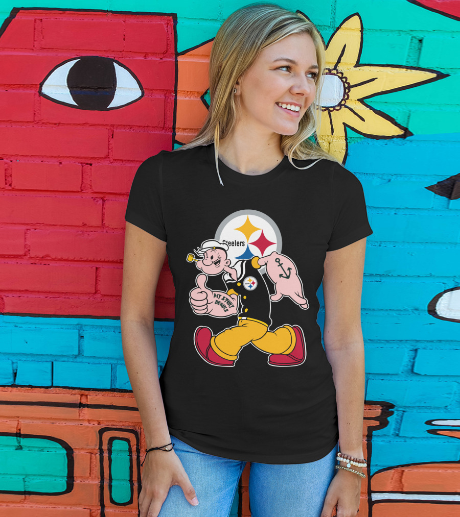 Steelers Popeye My Story Begins T-Shirt