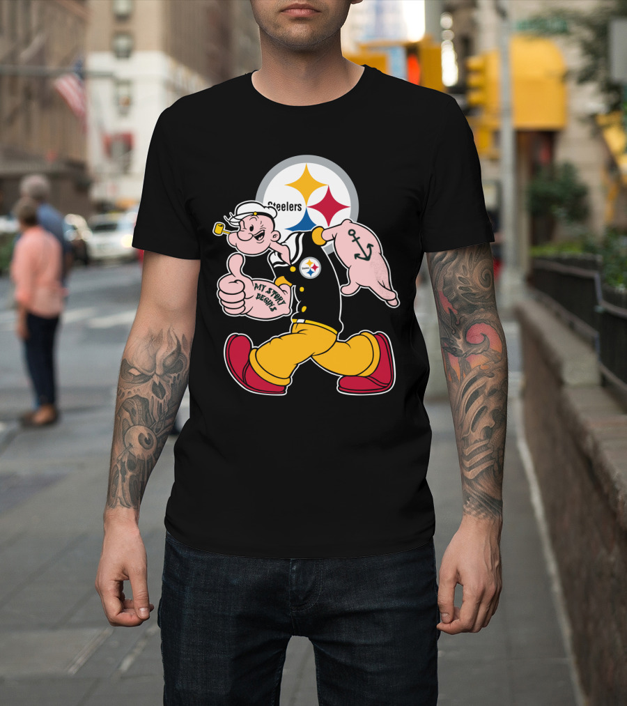 Steelers Popeye My Story Begins T-Shirt