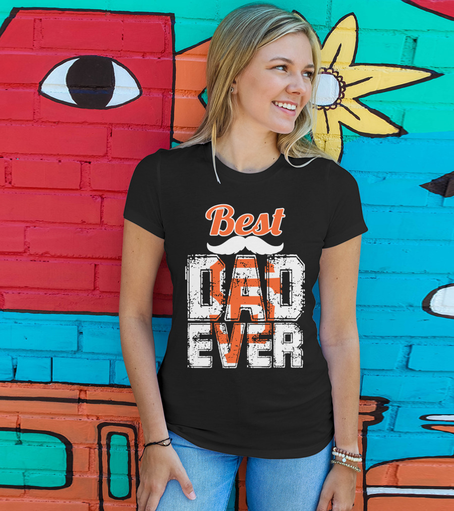 Best Dad Ever Giants Fan T-Shirt