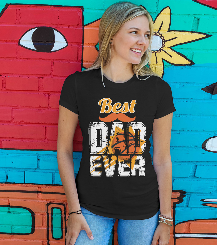 Best Dad Ever Phoenix Suns Basketball T-Shirt