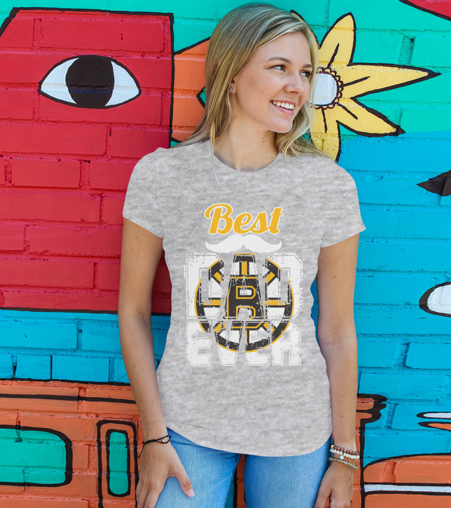 Best Dad Ever Bruins T-Shirt