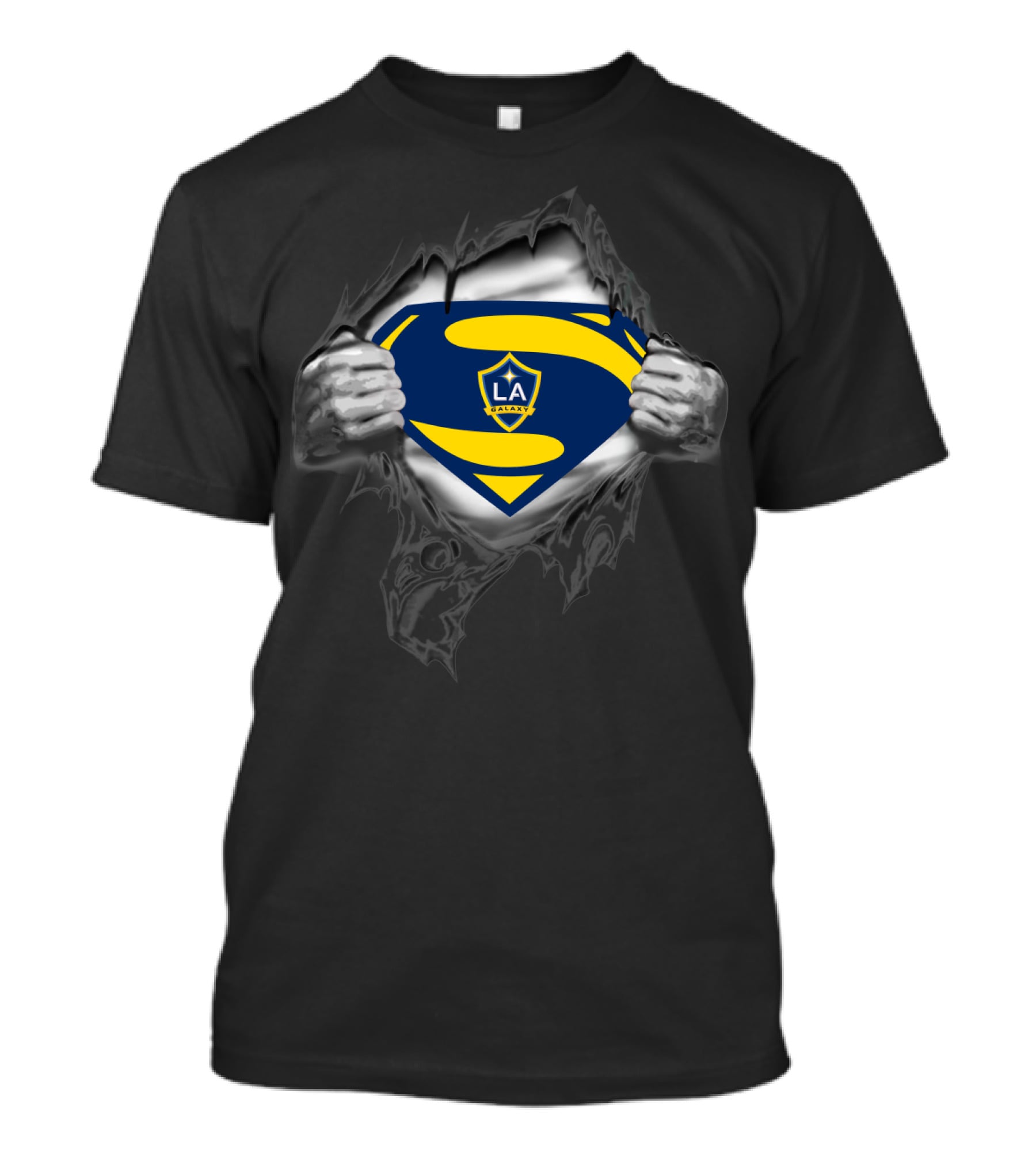 Superman Style La Galaxy Superman Emblem T-Shirt