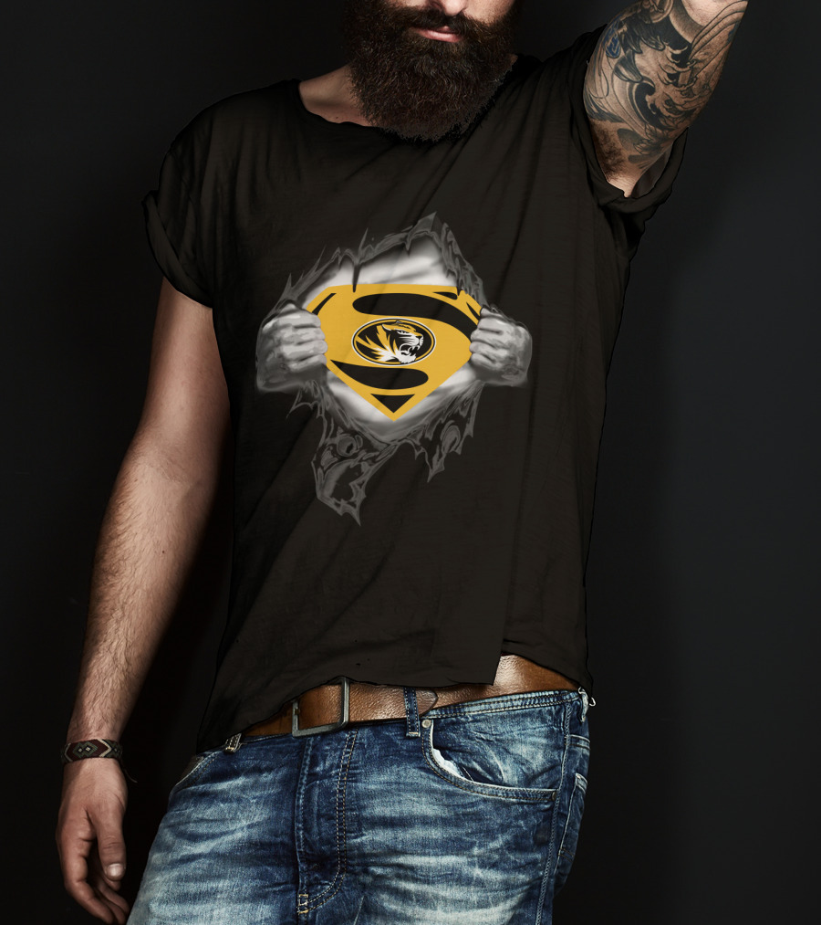 Missouri Tigers Logo Superhero T-Shirt