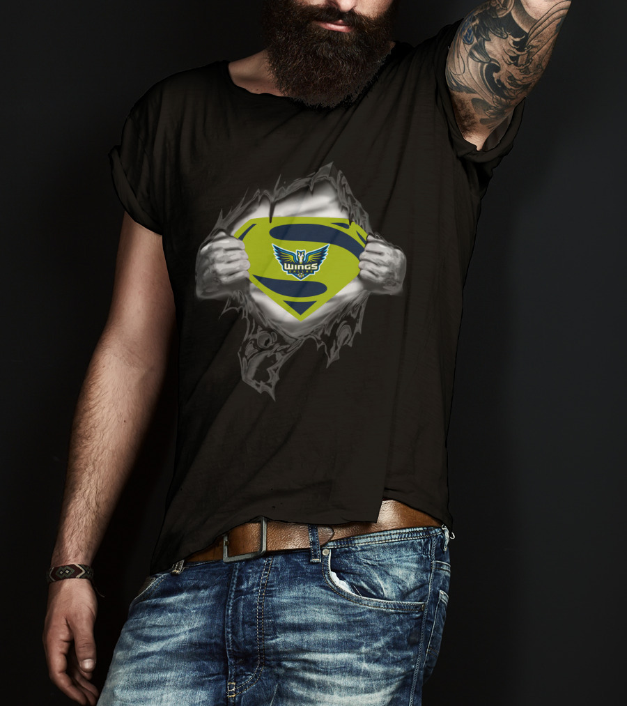 Dallas Wings Superman T-Shirt