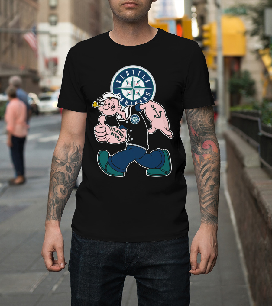 Seattle Mariners Popeye My Story Begins T-Shirt