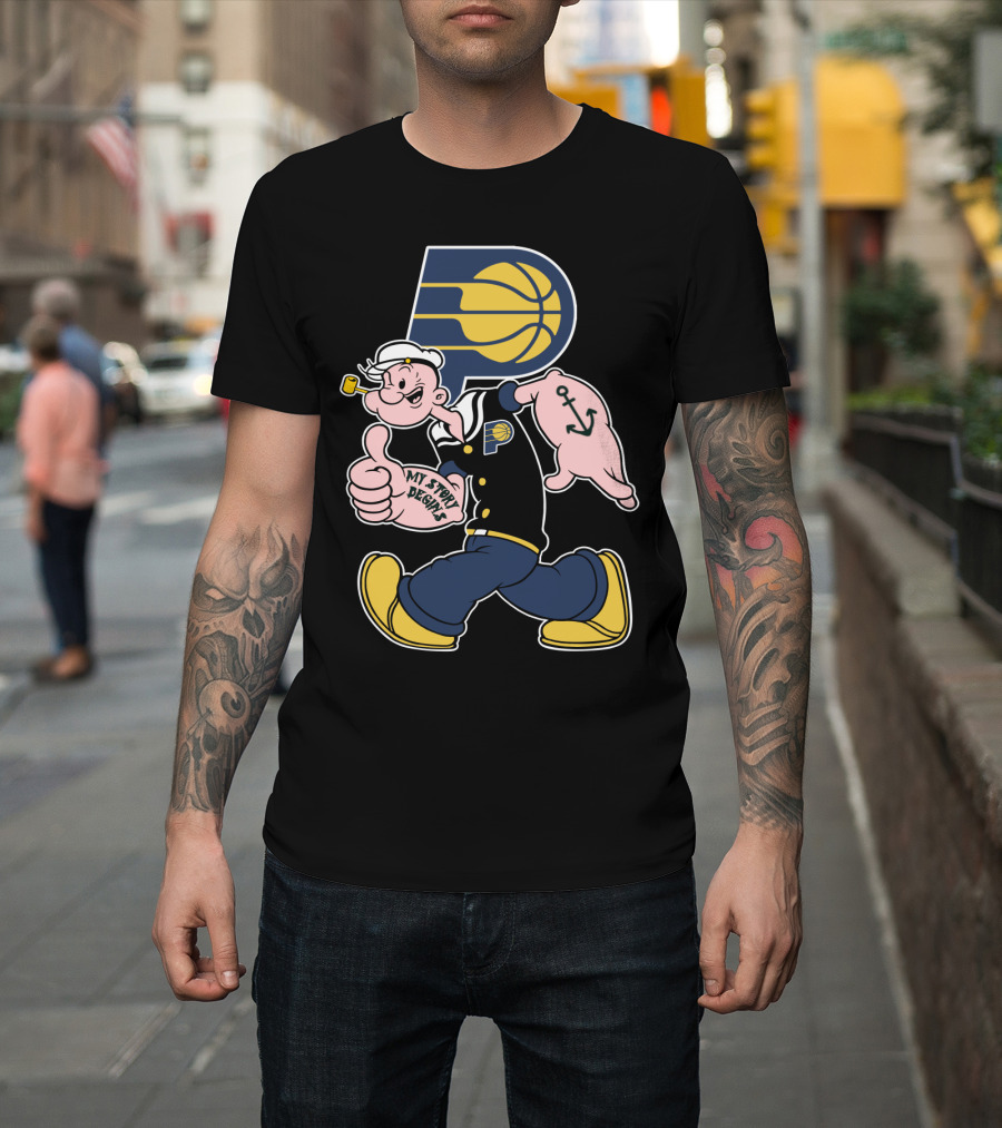 Indiana Pacers P Illustrated By My Story Designs T-Shirt