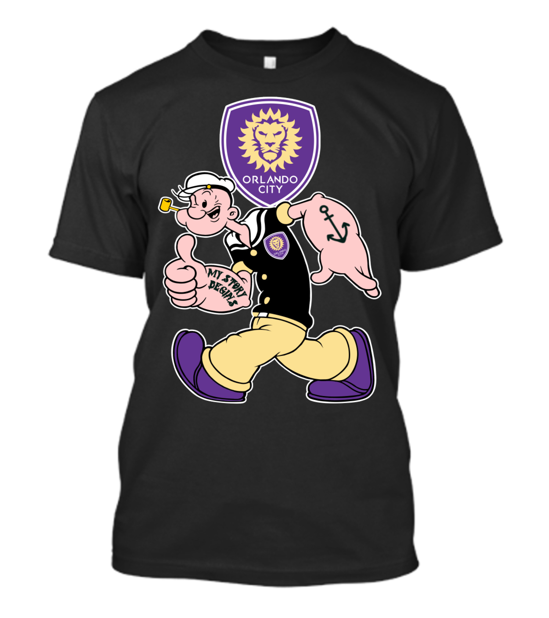 Orlando City Sc My Story Begins T-Shirt