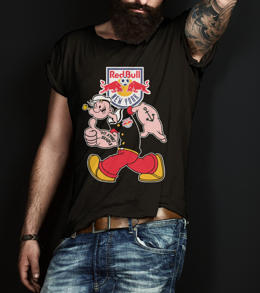 New York Red Bulls Popeye My Story Begins T-Shirt