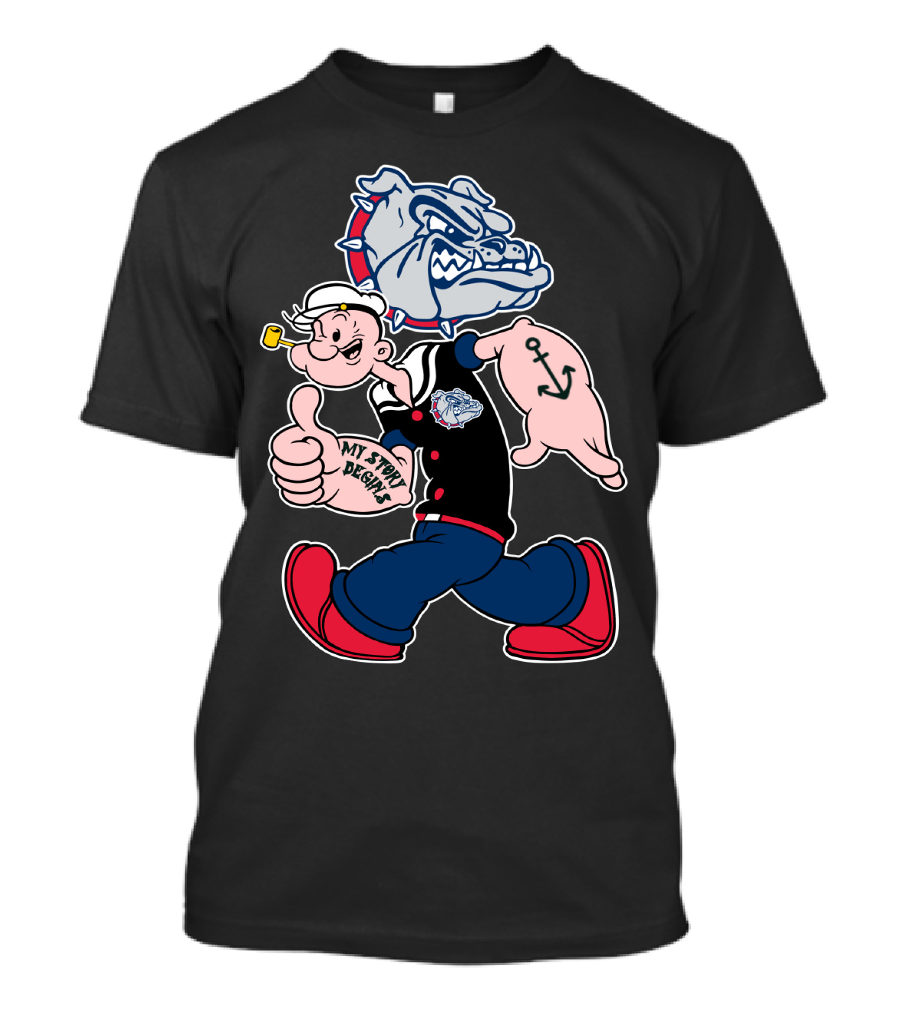 Gonzaga Bulldogs My Story Begins T-Shirt
