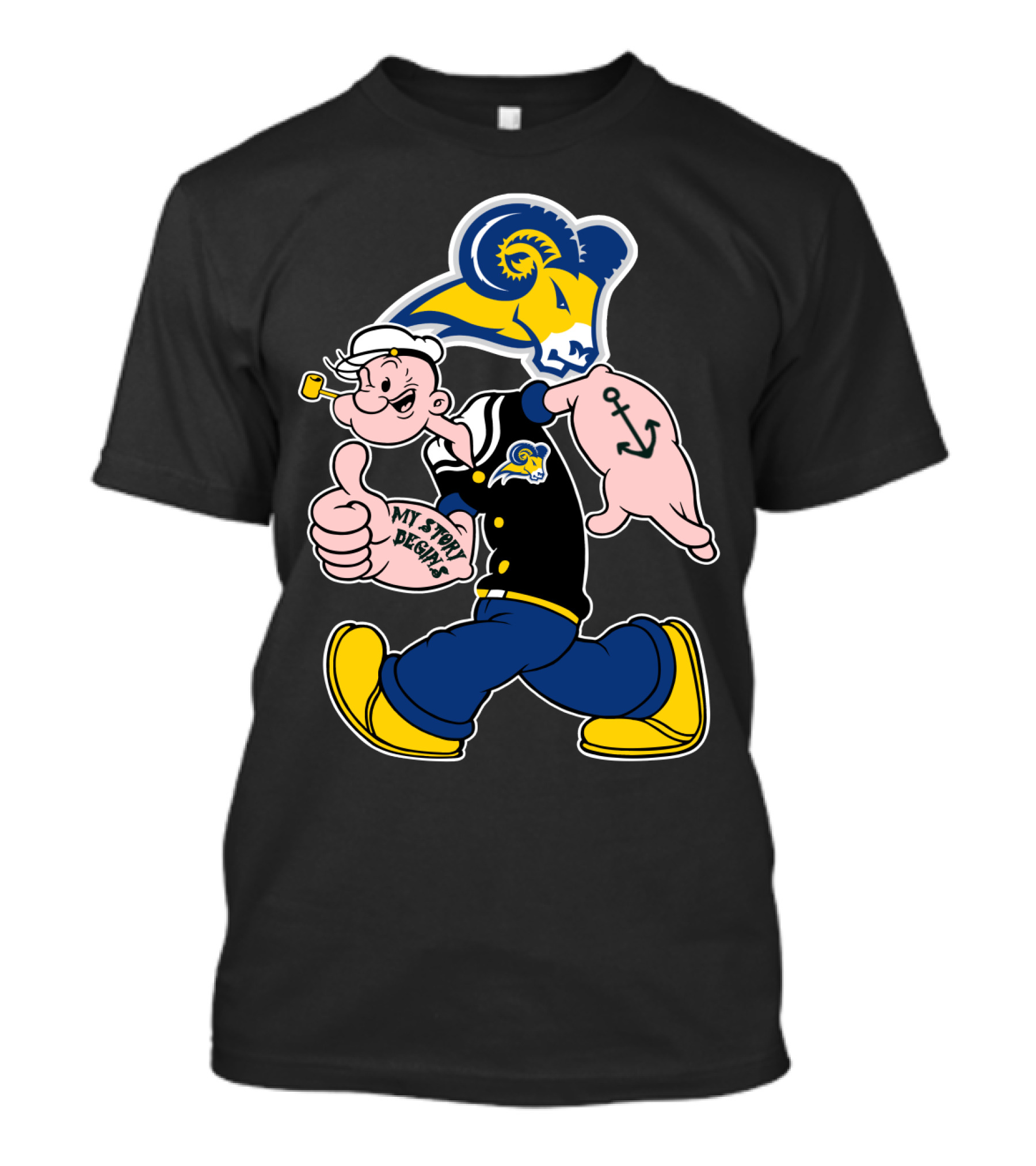 Texas Wesleyan Rams My Story Begins T-Shirt