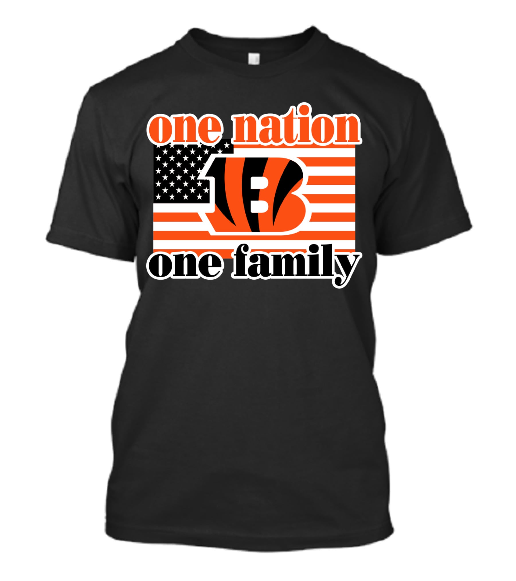 Cincinnati Bengals One Nation One Family T-Shirt