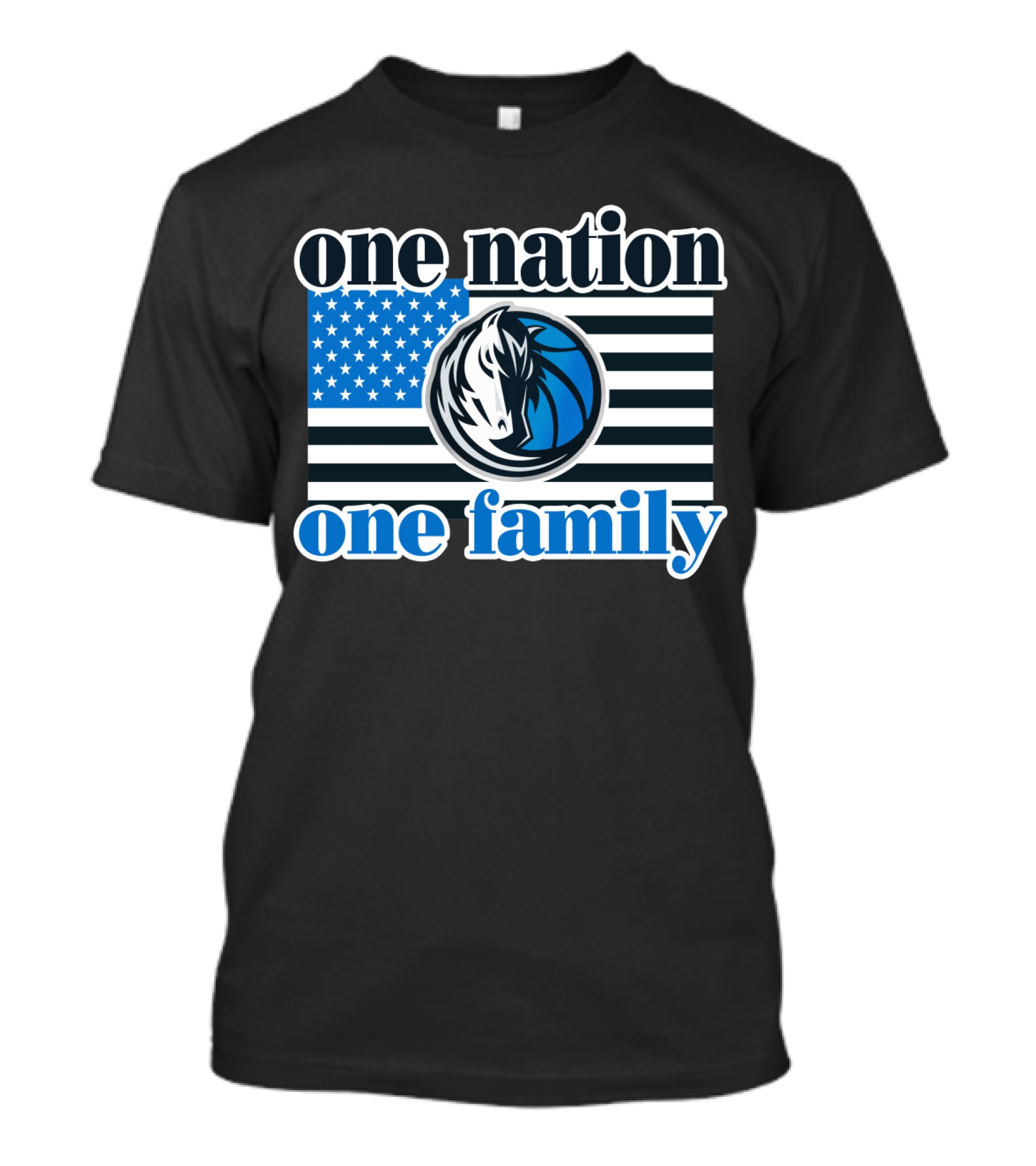 One Nation One Family 83 Dallas Mavericks T-Shirt