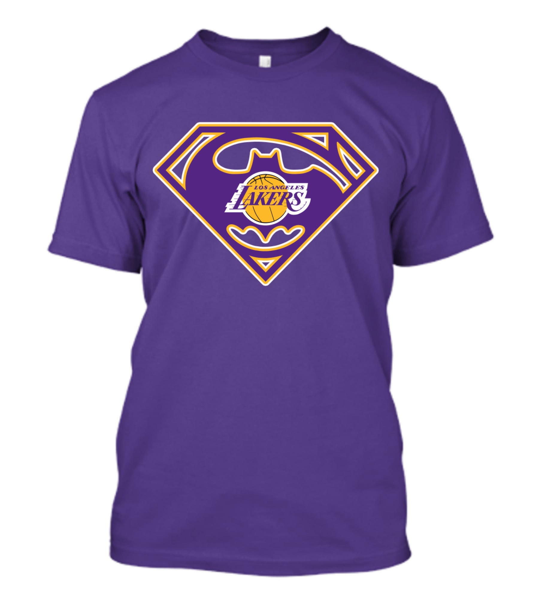 Superman Los Angeles Lakers Batman T-Shirt