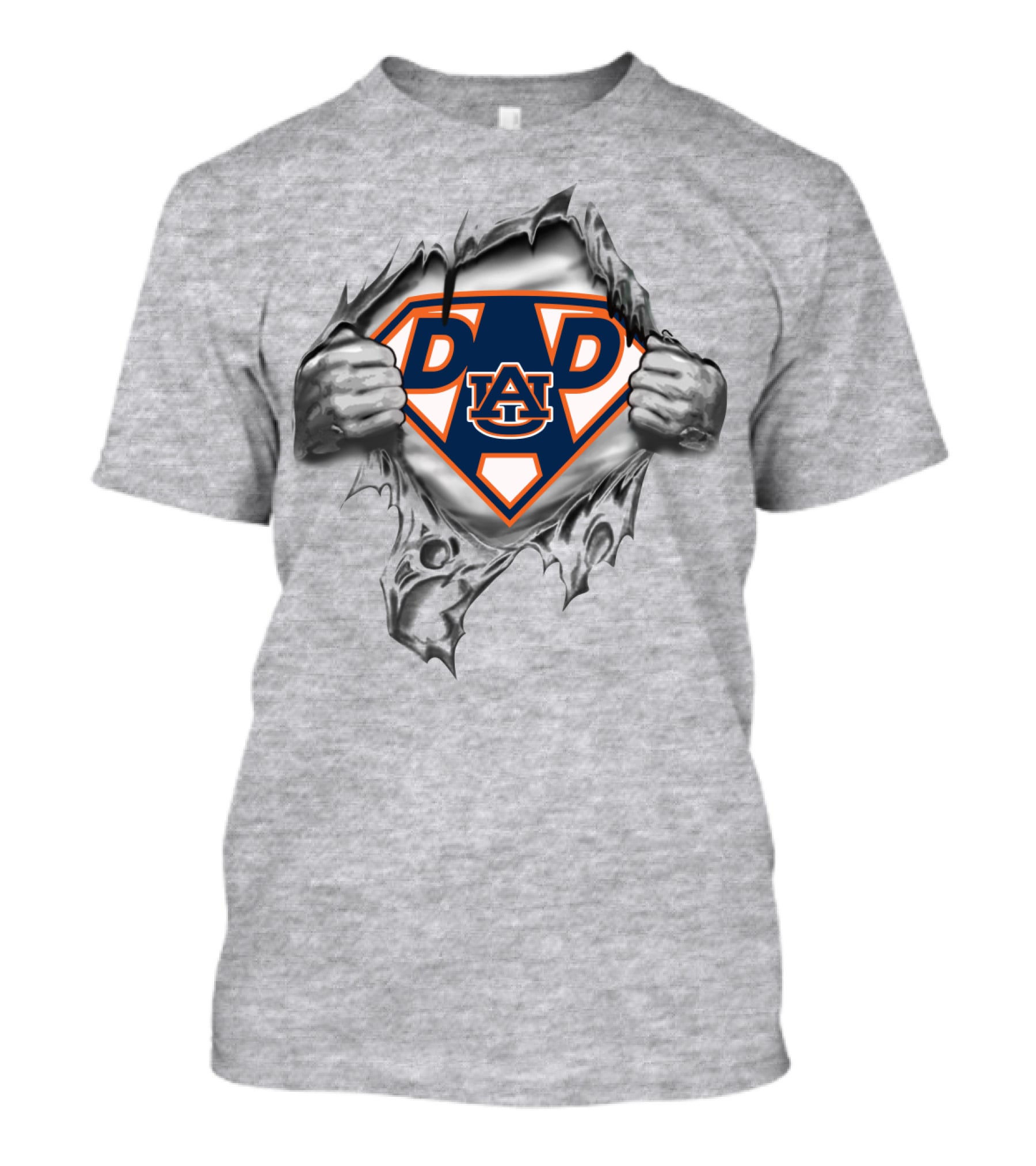 Auburn University Dad Superhero T-Shirt