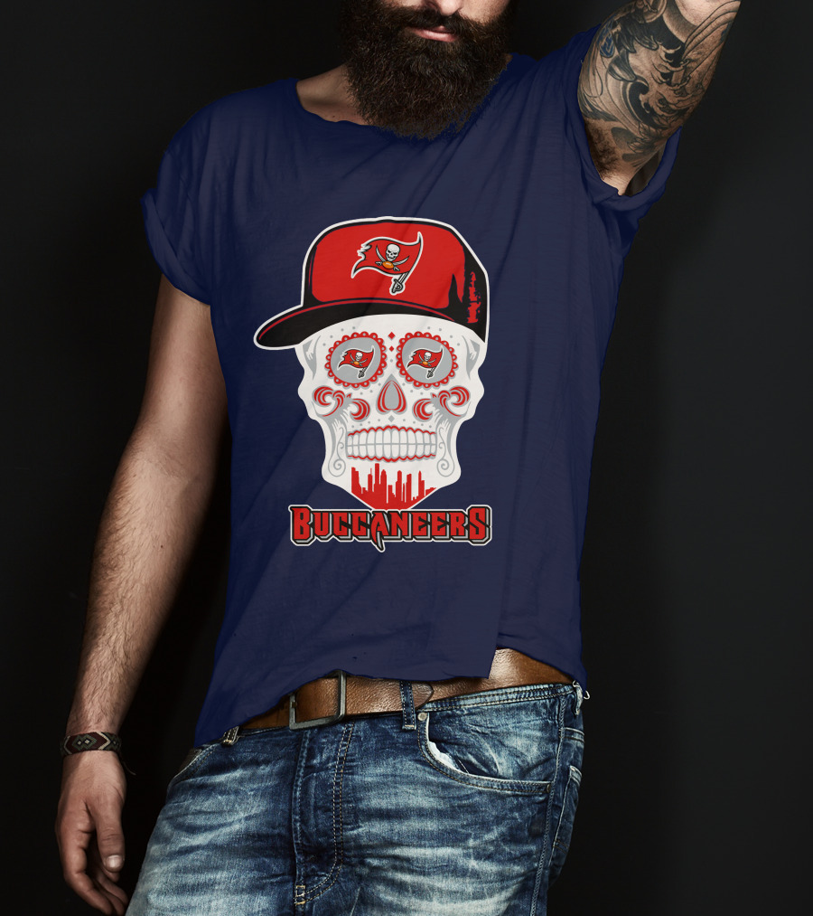 Buccaneers Skull With Hat T-Shirt